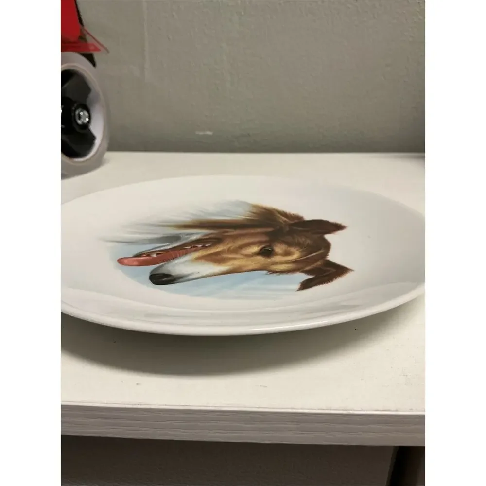 Small dish Golden Crown , Bavaria.Schumann Arzberg Germany collie / Sheltie